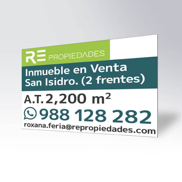 Anuncio de prensa - Inmobiliaria